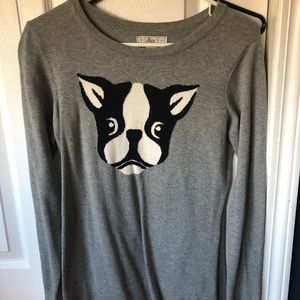 Bass- Lightweight Boston Terrier sweater